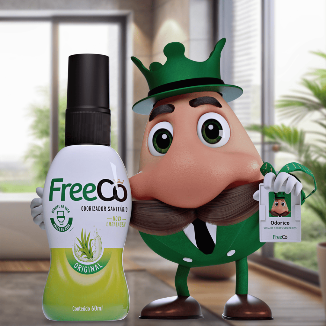 Mascote para empresa Desenvolvido para Freeco pela Gorillaz Studios