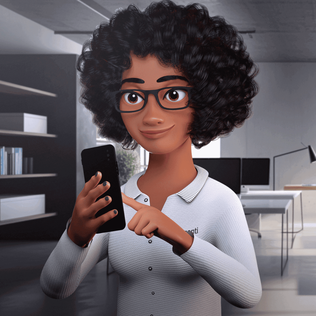 Mascote para empresa Desenvolvido para Intelligenti pela Gorillaz Studios